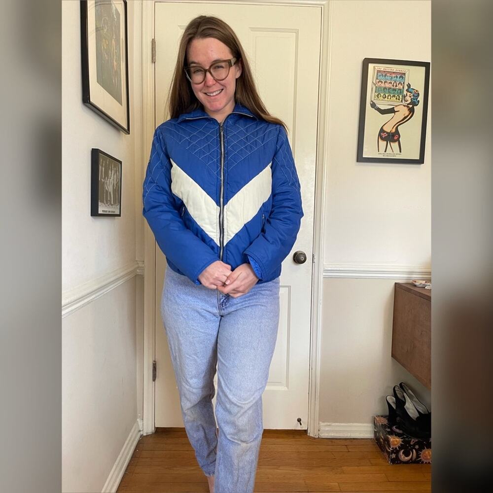 70s Vintage Ispo International Blue Ski Coat - Picture 12 of 12